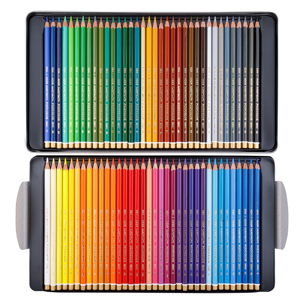 Noopie71　9本セット Lápis De Cor Artístico Koh-I-Nooh Polycolor - Estojo Com 72 Cores