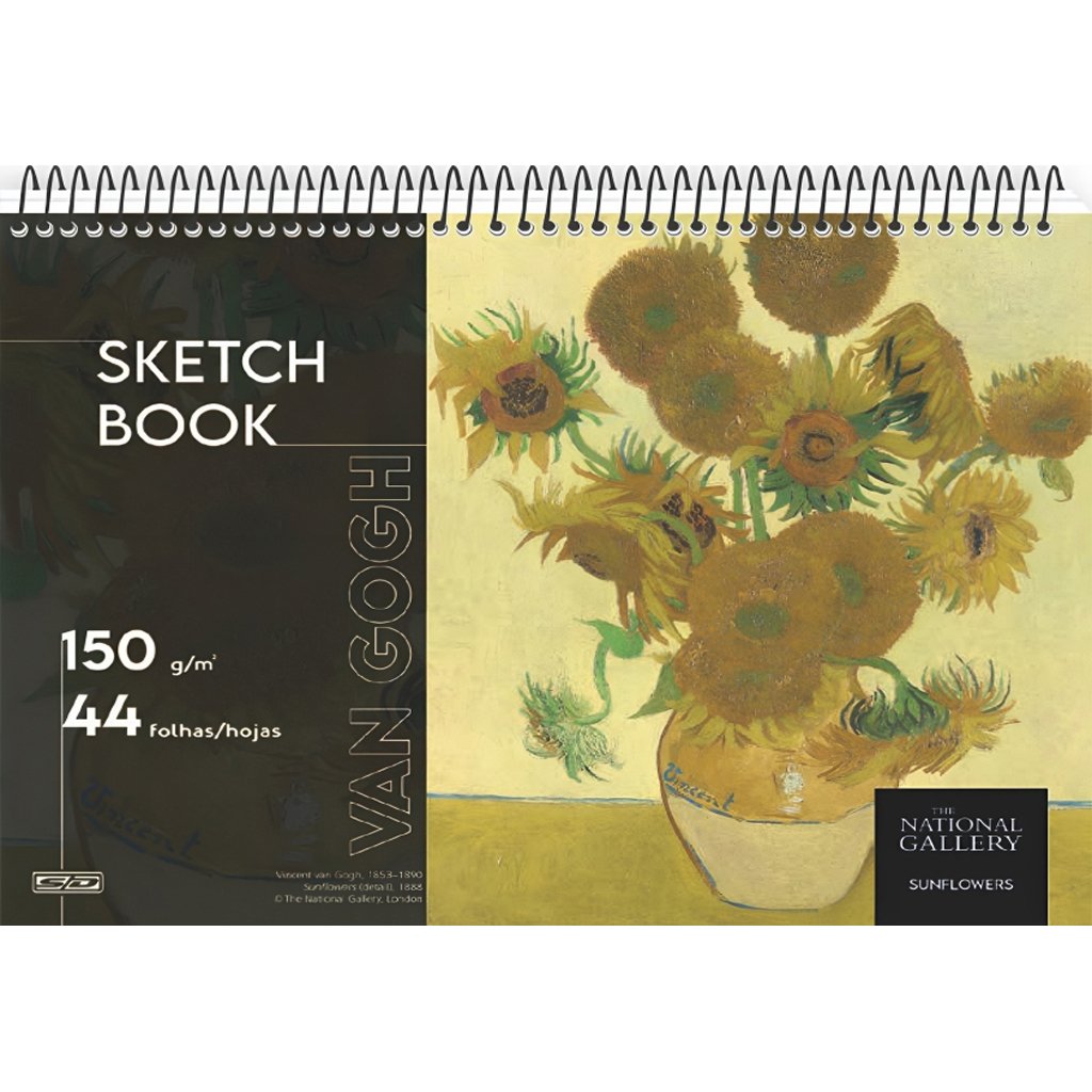 SketchBook Espiral São Domingos The National Galley 150g/m² 44Fls
