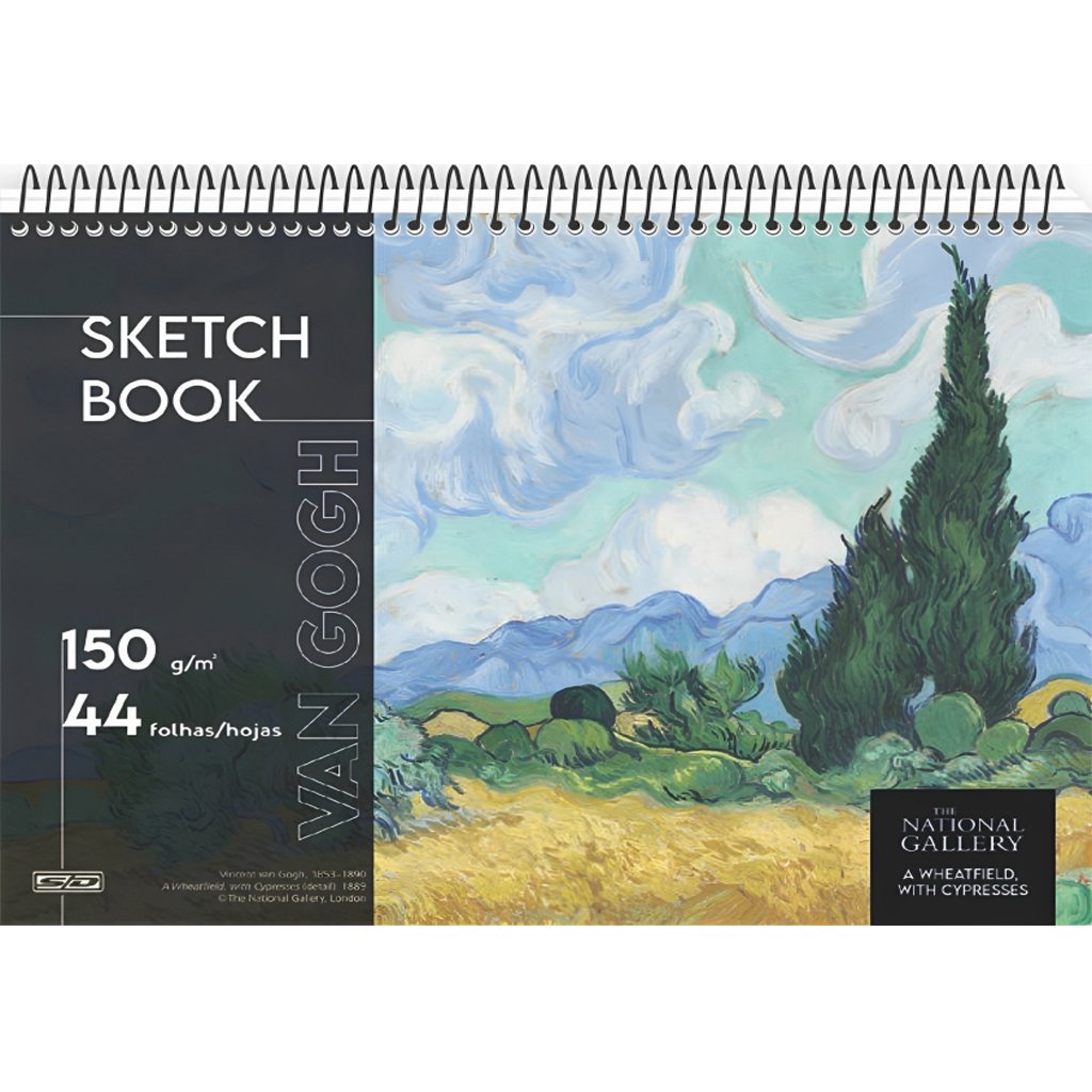 SketchBook Espiral São Domingos The National Galley 150g/m² 44Fls