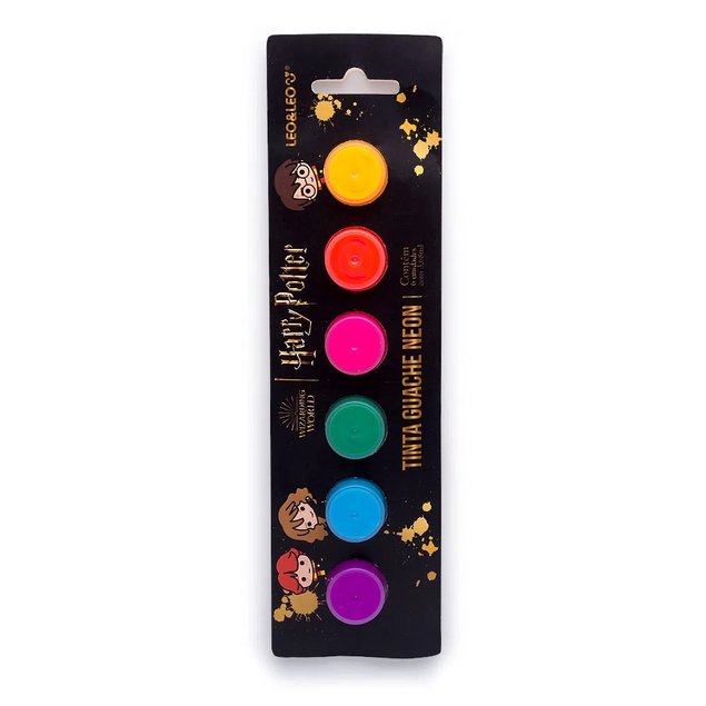 tinta guache hp neon leo e leo c 6 cores 1