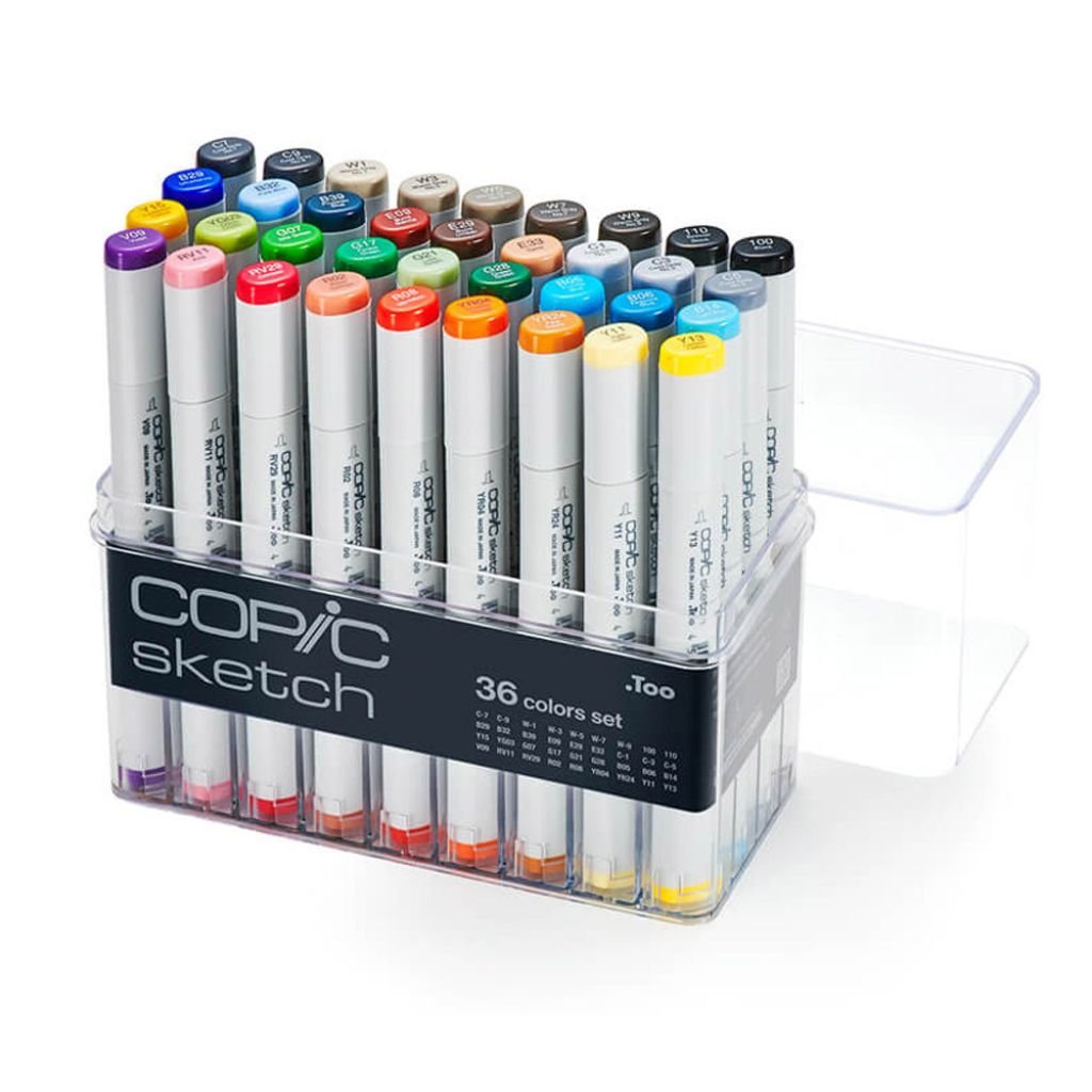Marcador Copic Sketch - Estojo Com 36 Cores